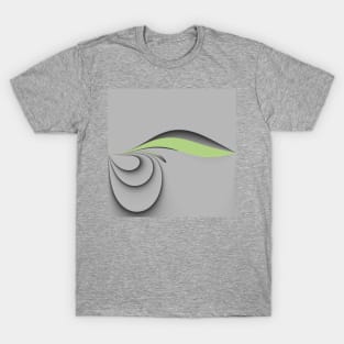 Grey and green T-Shirt